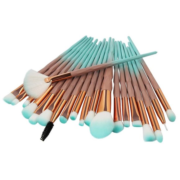 NEW 20 pcs Unicorn Makeup Brush Set - Picture 2 of 7